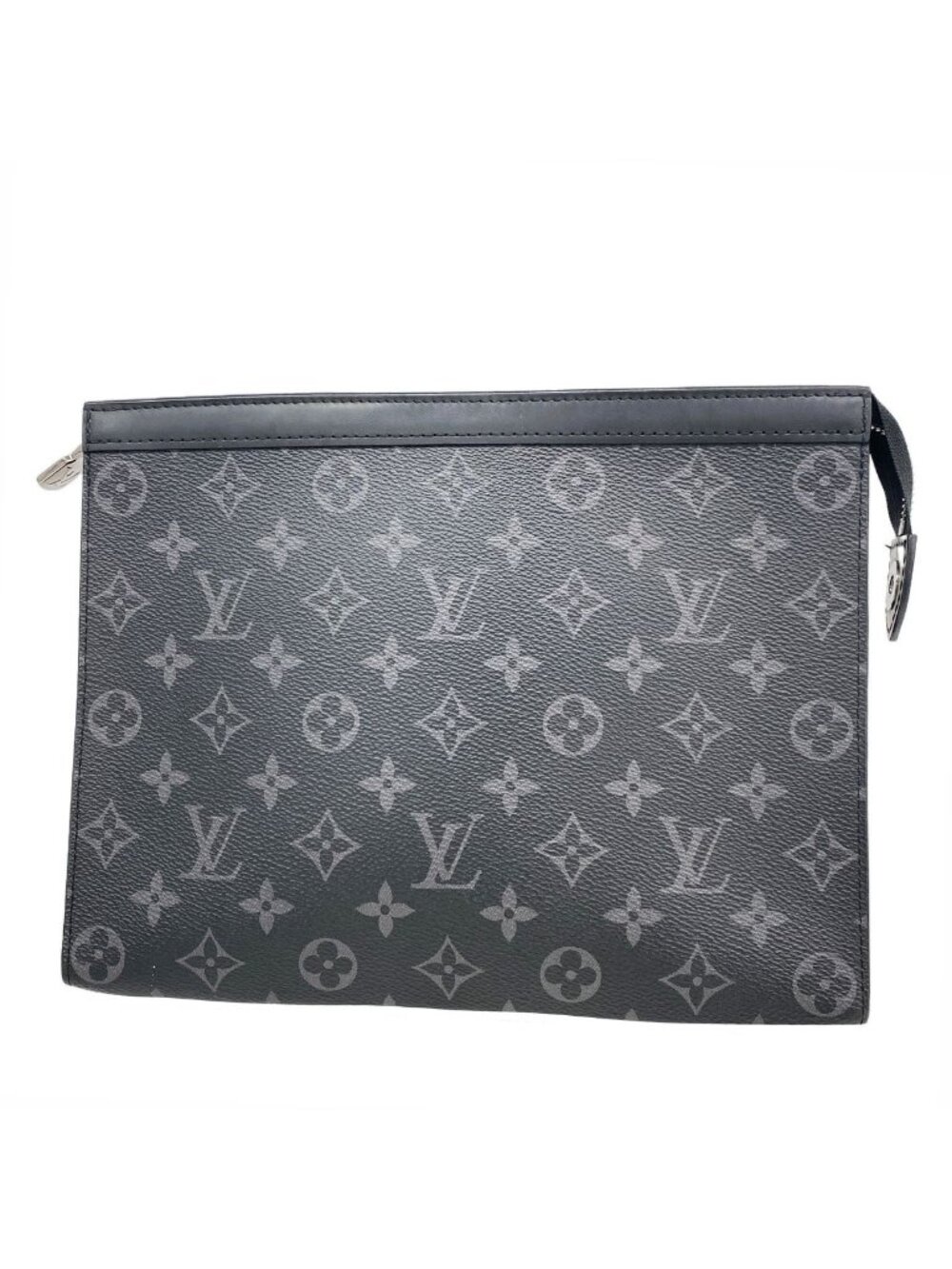 Louis Vuitton Clutch Monogram Eclipse Pochette Voyage MM Black